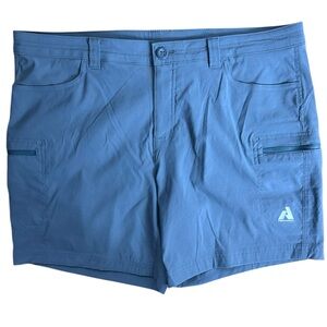 Eddie Bauer Blue Athletic Shorts Lightweight Design